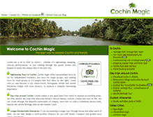 Tablet Screenshot of cochinmagic.com